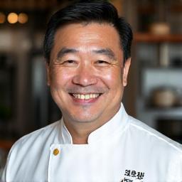 Portrait of Head Chef Park Jin-woo, smiling