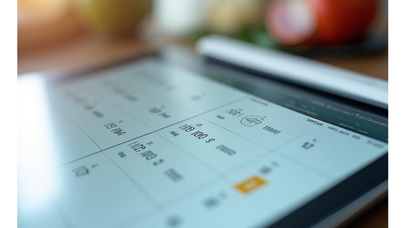 A close-up of a calendar with highlighted dates and a 'Book Now' button, representing class scheduling and booking.